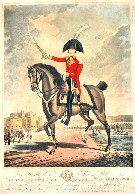 William Pitt as Colonel of the Cinque Ports Volunteers	